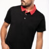 Photo 4 Polo jersey bicolore homme