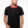 Photo 1 Polo jersey bicolore homme