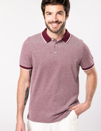 Photo 1 Polo bicolore homme