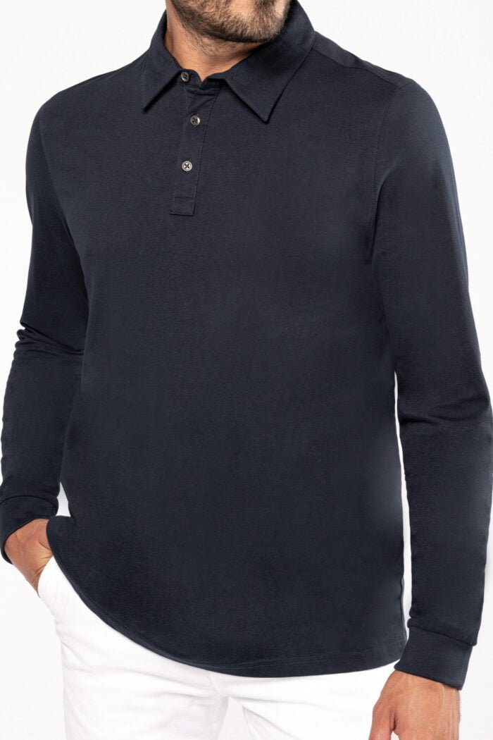 Photo 14 Polo jersey manches longues homme