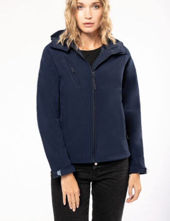 Photo 1 Veste softshell à capuche amovible femme