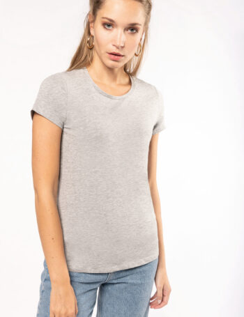 Photo 1 T-shirt col rond manches courtes femme