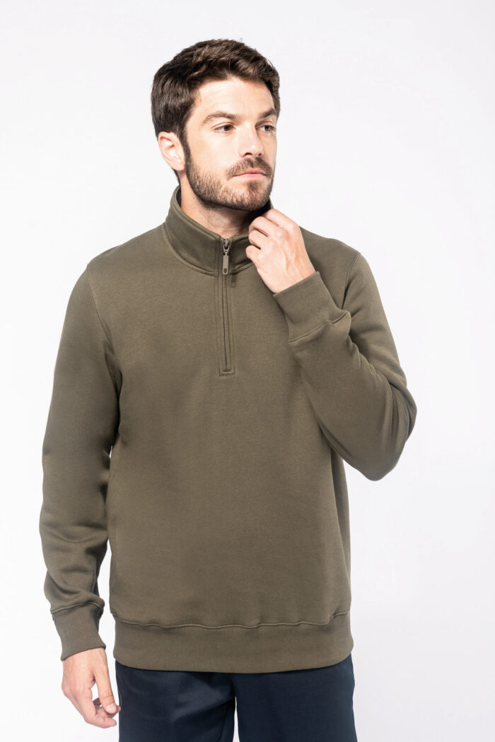 Photo 1 Sweat-shirt col zippé homme