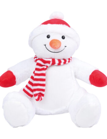 Photo 1 Peluche zippée bonhomme de neige