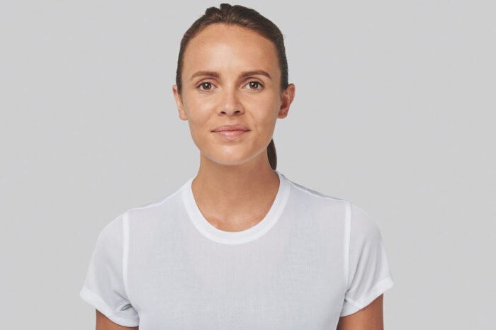 Photo 4 T-shirt de sport bi-matière manches courtes femme