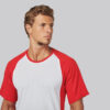 Photo 6 T-shirt de sport bicolore manches courtes unisexe