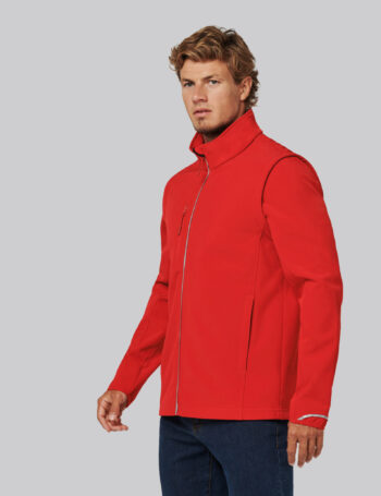 Photo 1 Veste softshell sport manches amovibles unisexe