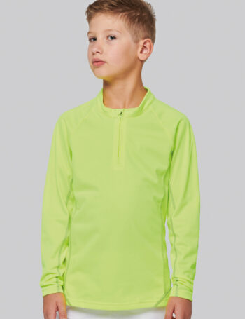 Photo 1 Haut de sport manches longues ¼ zip enfant