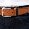 Photo 5 Ceinture vintage cuir homme