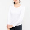 Photo 3 T-shirt Supima® col rond manches longues femme