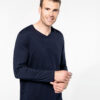 Photo 3 T-shirt Supima® col V manches longues homme