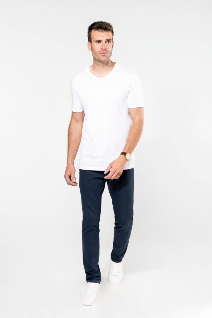 Photo 4 T-shirt Supima® col V manches courtes homme