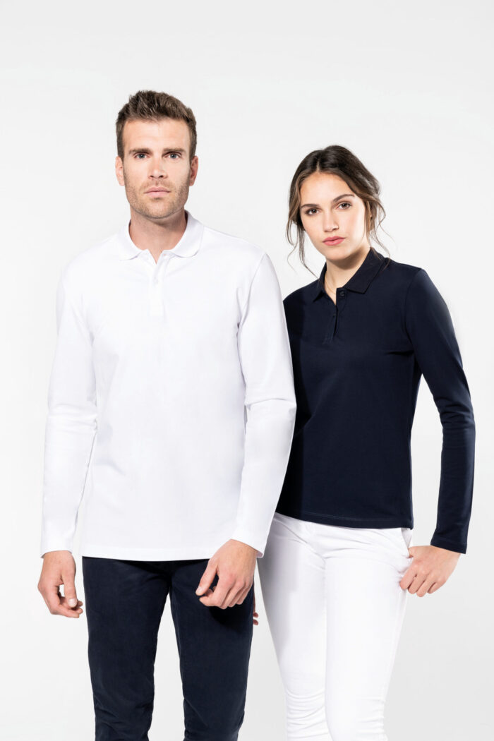 Photo 11 Polo Supima® manches longues homme