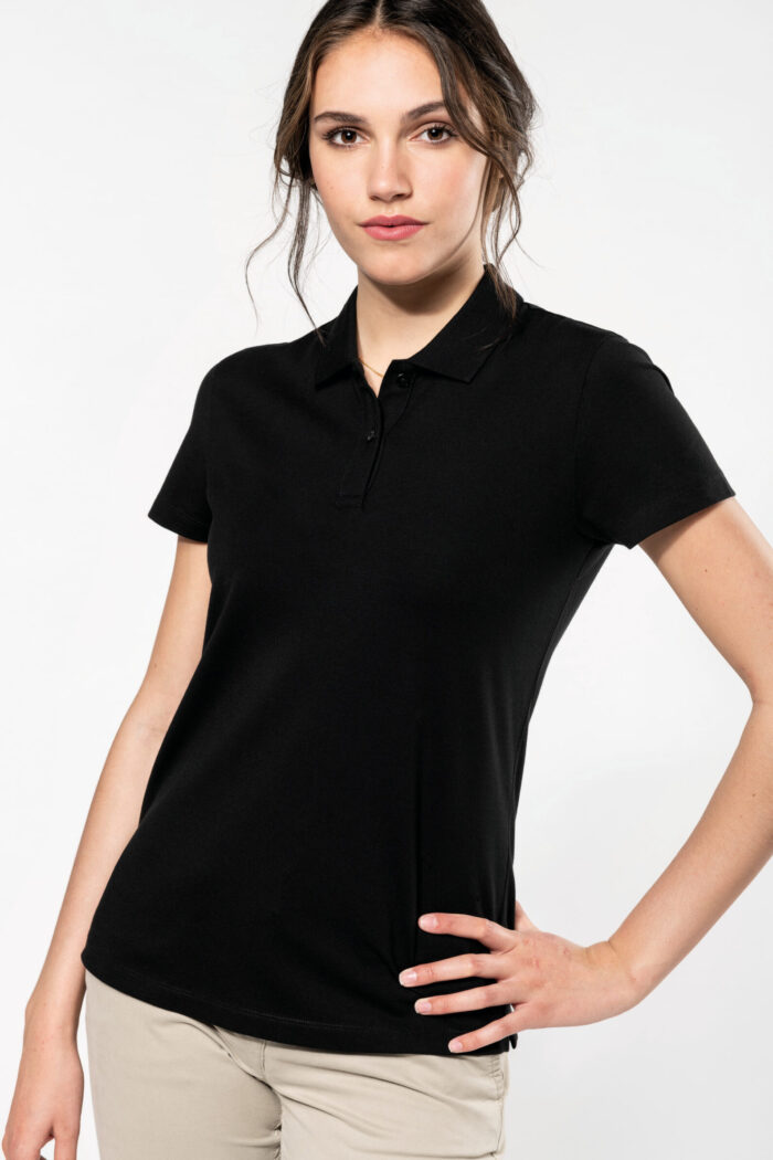 Photo 5 Polo Supima® manches courtes femme