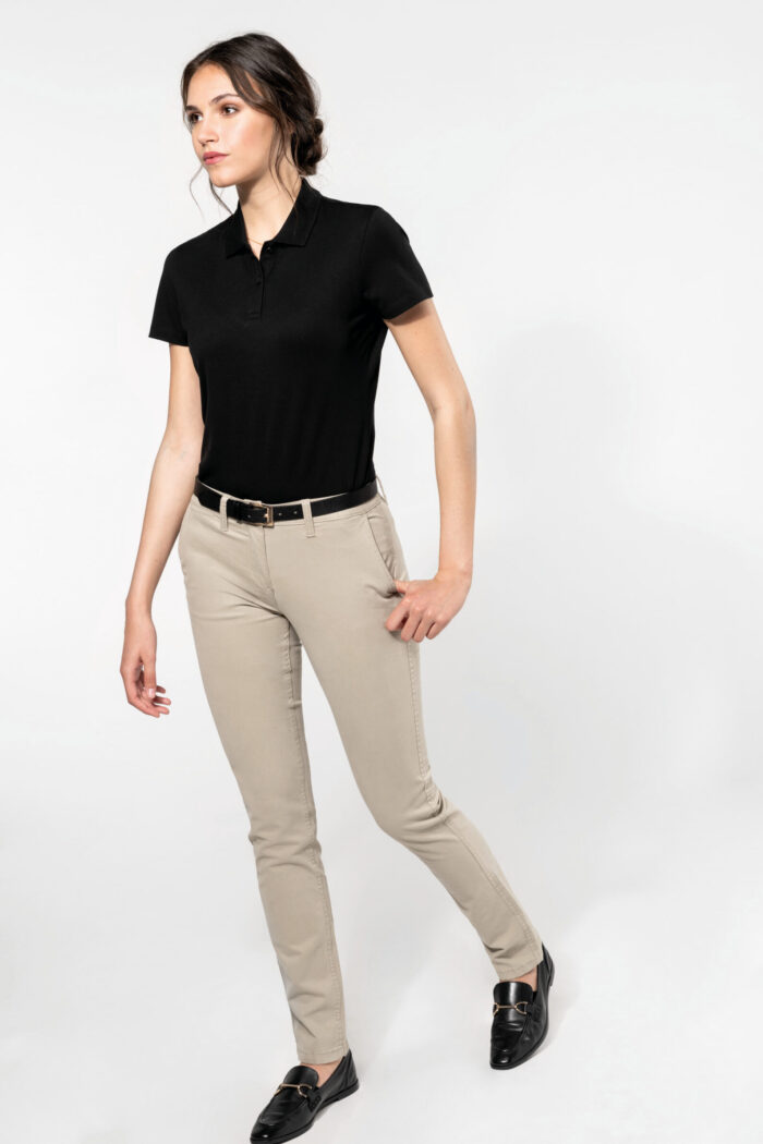 Photo 3 Polo Supima® manches courtes femme