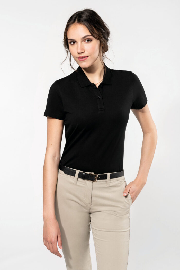 Photo 2 Polo Supima® manches courtes femme