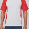 Photo 12 T-shirt de sport bicolore manches courtes unisexe