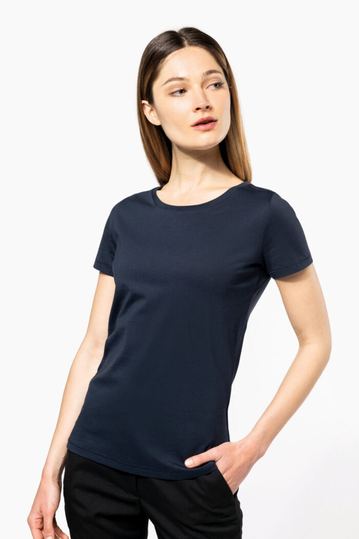 Photo 1 T-shirt Supima® col rond manches courtes femme