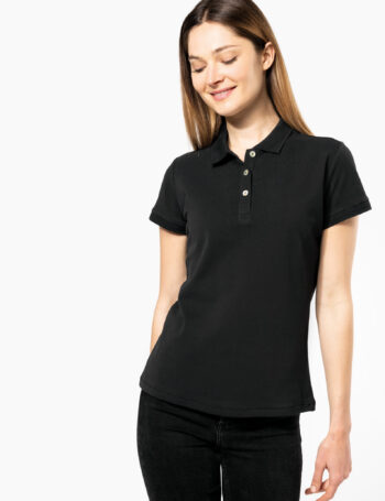 Photo 1 Polo Supima® manches courtes femme