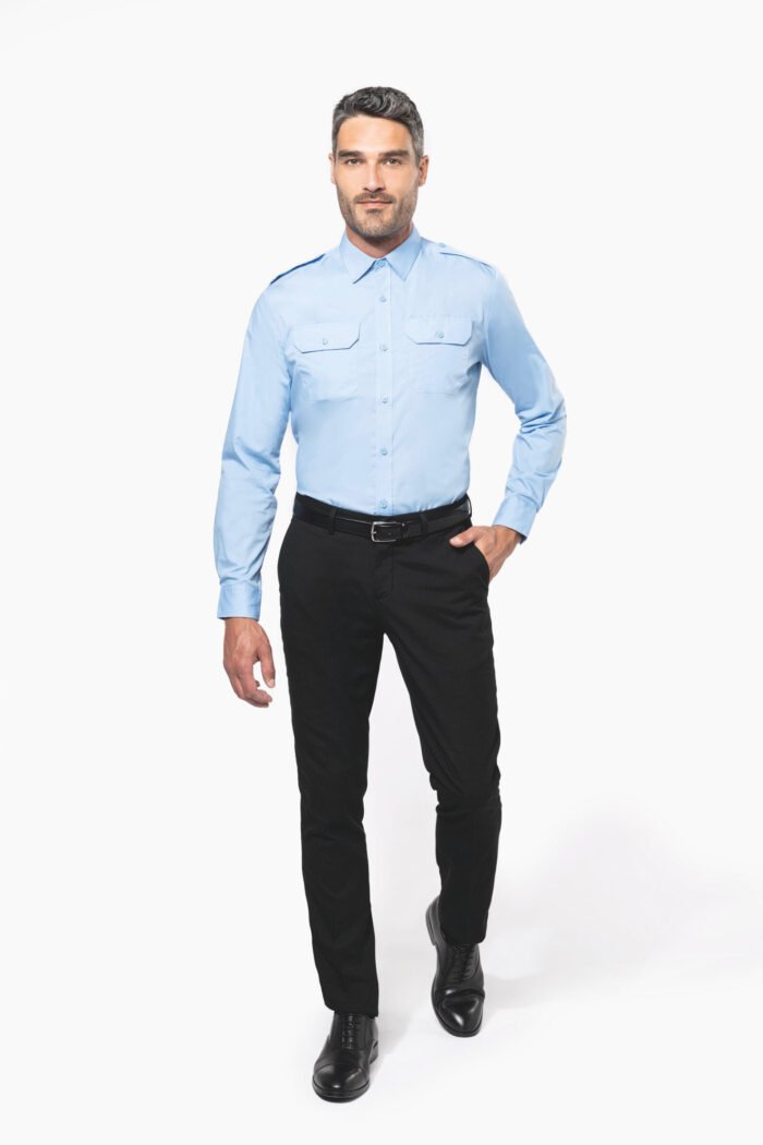 Photo 5 Chemise pilote manches longues homme