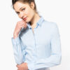 Photo 3 Chemise coton / élasthanne manches longues femme