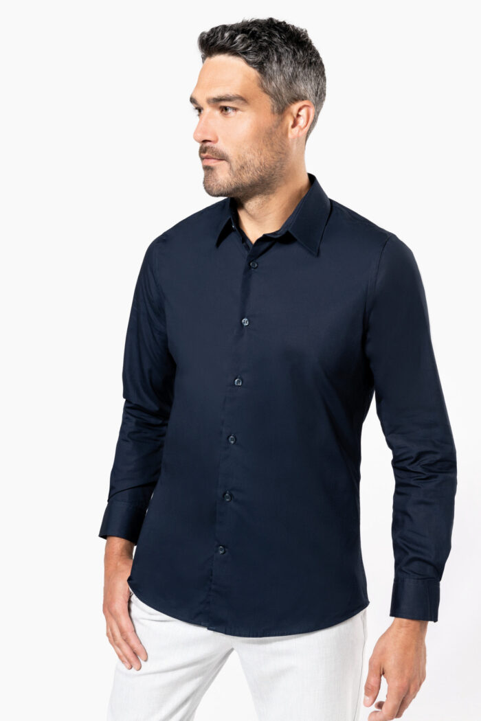 Photo 1 Chemise popeline manches longues homme